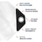 Tarpco Safety Heavy Duty Tarp, 30 ft x 0.5 mm H x 30 ft W, 10 Mil, White, Polyethylene TS-154-30X30 - alternate 3